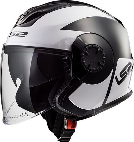 Casco Ls2 Of 570 Verso Abierto Doble Visor Moto Delta