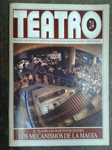 Teatro Nº 24 * Abril 1986 * Teatro Municipal San Martin