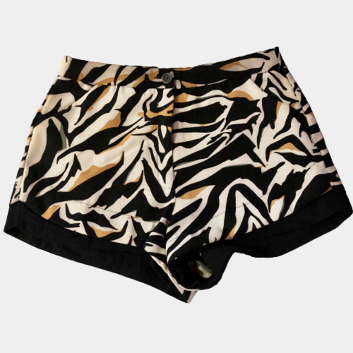 Short De Vestir Animal Print De Mujer