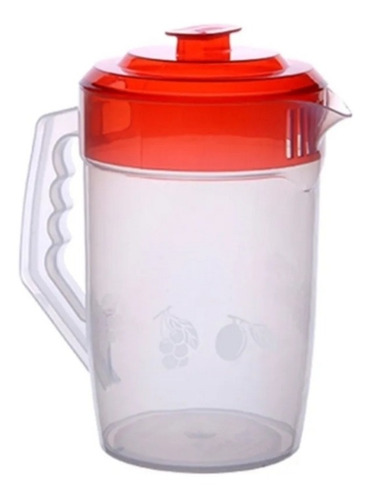 Jarra 4 Lts De Plastico Con Tapa Colores 30 Piezas