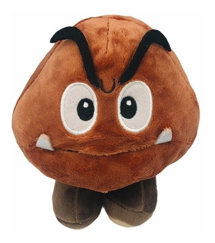 Peluche Goomba Hongo Malo Enemigo Cafe Mario Bros Colección