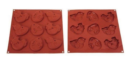 Molde Silicona Para Galletitas Desmontable Silikomart Pascua