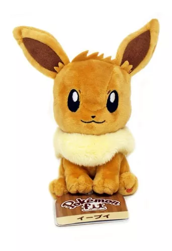 Eevee Pokemon Pelucia Etiqueta Pokémon Center Boneco Pelúcia