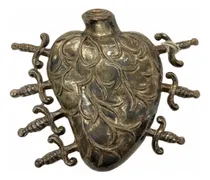 Comprar Corazón De Plata 7 Dagas Dolores 12 X 13 Cm