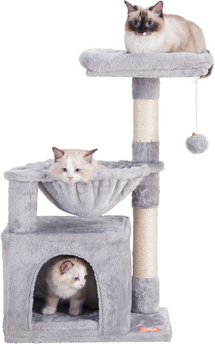 Cat Tree Cat Tower Condo Con Postes Para Rascar Cubiertos De