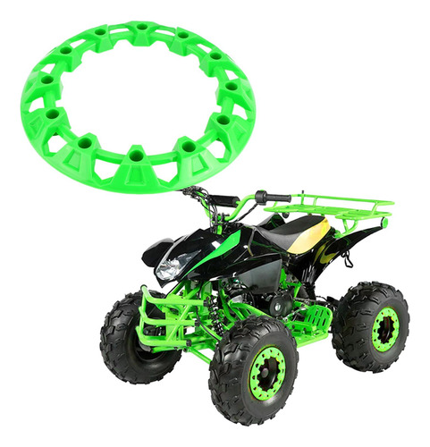 Atv Llanta De Rueda Protector De Cubo Verde 8 Pulgadas