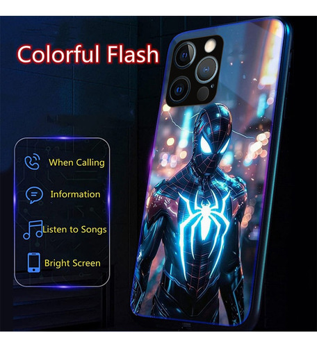 Funda Para Xiaomi Redmi Note 14 13 12s 12 11 11s Pro Plus Poco F7 Ultra X7 F6 X6 F5 X5 X5 Cartoon Luminosa Luz Led Brillante
