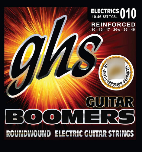 Ghs Tgbl Luz Reforzada Boomers Cuerda Para Guitarra 10  46