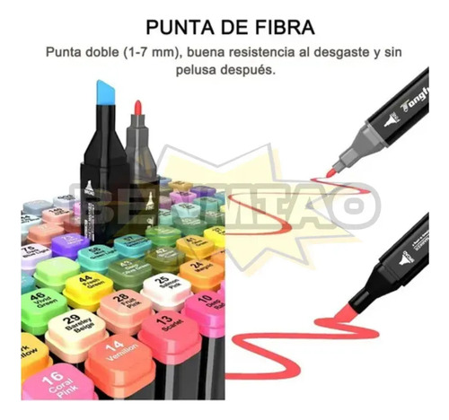 Touch Caneta Marcadora 48 Cores Ponta Dupla Arte/escolar