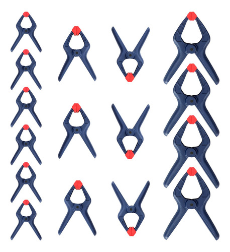 Juego De Abrazaderas De Resorte Workpro De 16 Piezas De Nail