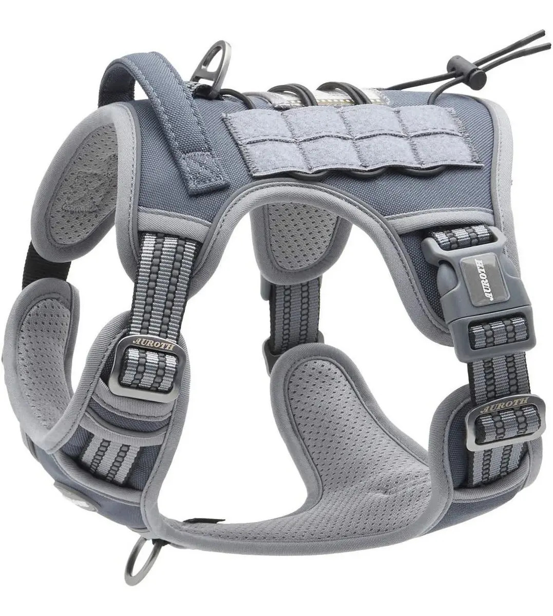 Arnés Táctico de Entrenamiento Auroth para Perro con Clip Frontal Anti Tirones