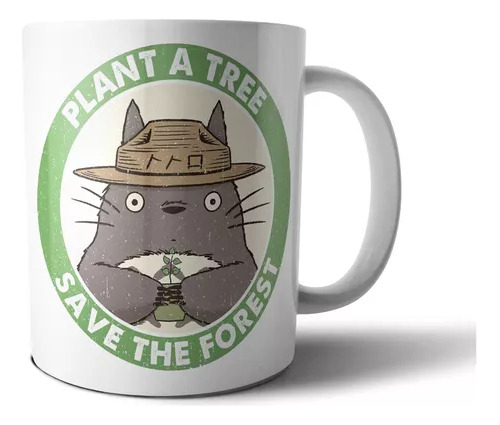 Taza De Cerámica Importada - Studio Ghibili Totoro Modelo 08