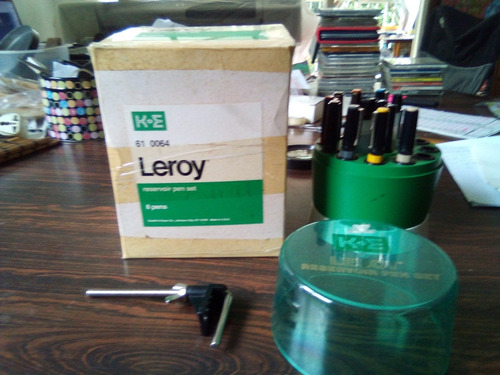 Imagen 1 de 3 de Juego Rapidograf Leroy.