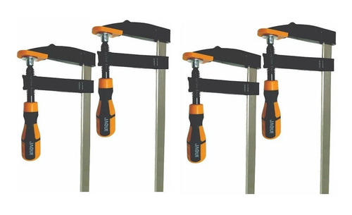 Set 4 Prensas F Sargento De 120 X 800 Mm / Runn