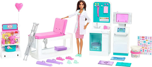 Barbie Careers, Cast Clinic, Set De Juego Con Muñeca Para Ni