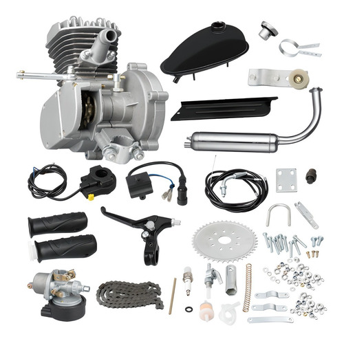 Kit Completo Motor P/ Bicicleta Motorizada 80cc Frete Grátis