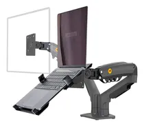 Comprar Suporte Articulado 2 Monitores Pistão A Gás E Bandeja Nbh-2