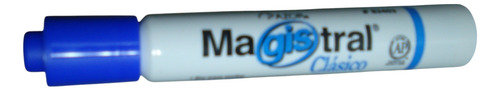 Marcador Para Pizarron Grueso Cja/12 Magistral Azul Azul