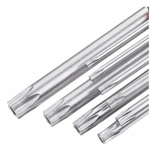 Jogo De Chave Torx Longa Com 9 Peças T10 À T50 Cr-v Mtx