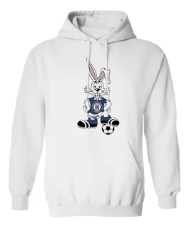 Sudadera Con Gorro Mascota Del Cruz Azul Unisex Adulto