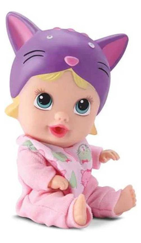 Boneca Little Dolls Soninho Divertoys Ref.8019 Gatinha