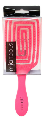 Mia Colors Tools Cepillo De Pelo Flexible Color Para Rulos Color Rosa