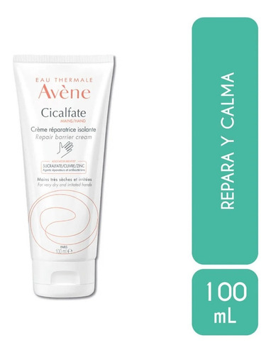 Creme reparador para mãos Avene - ml, fragrância macia e agradável, tipo de embalagem: frasco