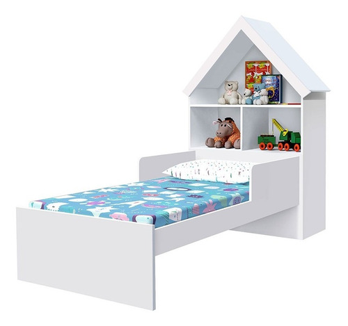 Cama Infantil Ariel - Blanco/rosado Flex