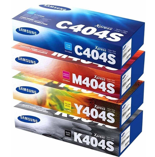 Combo Toner Samsung 404 Originales 1 Negro + 3 Colores C430w