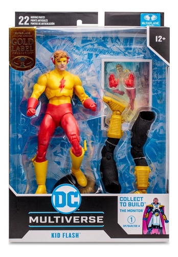Figura Build-a 7 Kid Flash (crisis On Infinite Earths)