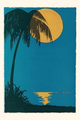 Libro Vintage Journal Sunset Over Ocean With Palm Tree - ...