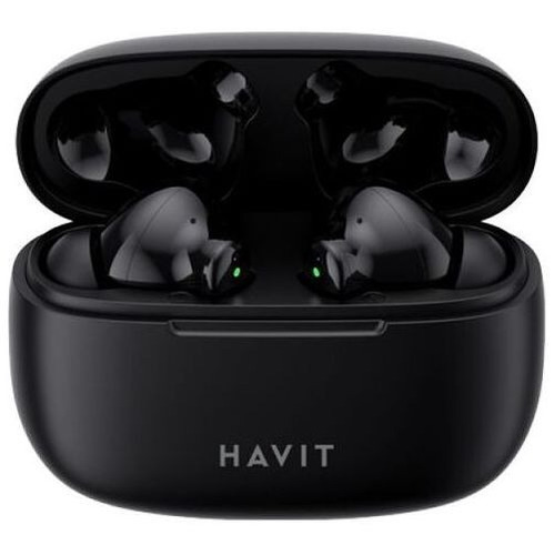 Fone de ouvido Bluetooth Havit Tw967 Touch Control em cor preta