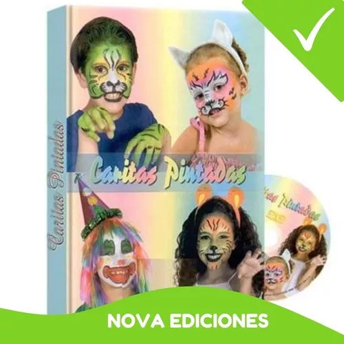 Libro De Maquillaje Divertido Infantil Caritas Pintadas.