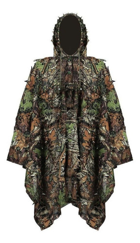 Ropa Camuflaje - Traje Ghillie Traje 3d - Talla Xl Sniper