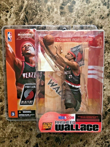 2003 Mcfarlane Nba  Rasheed Wallace Portland Trailblazers 