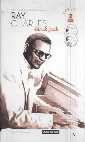 Ray Charles  Black Jack   2 Cd + Libro Aguilar Nuevo 