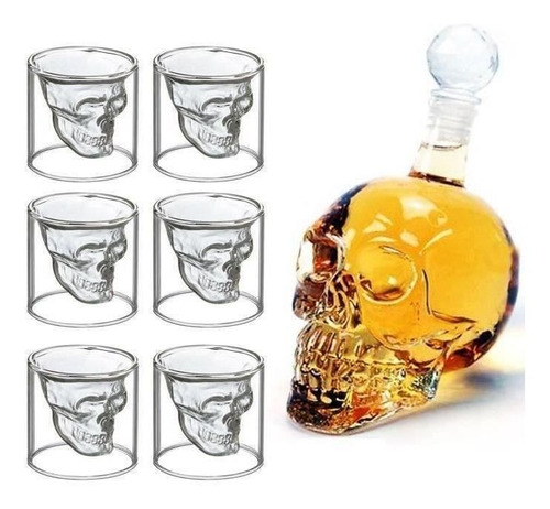 Botella De Vidrio De Whisky De Cristal Transparente De 700 M