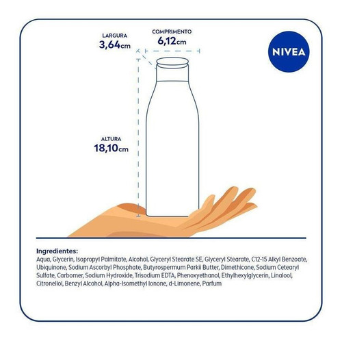 Deo Hidratante Nivea Firmador Q10 + Vitamina C 200ml