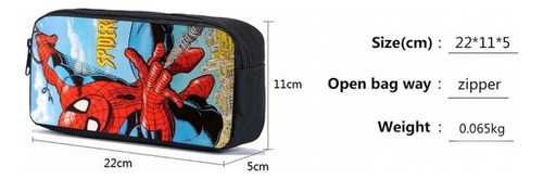 Set De Tres Piezas De Mochila Escolar Spiderman Para Lápices Y Bolsa
