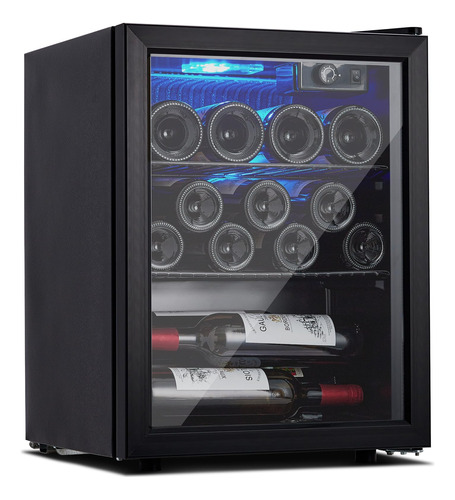 Towallmark Refrigerador De Vino De 16 Botellas, Rango De Aju