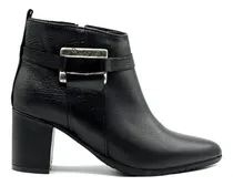 Comprar Bota Botineta Cuero Mujer Vestir Taco Gravagna