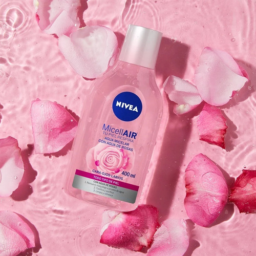 Agua Micelar Desmaquillante Nivea Agua De Rosas 400ml Tipo de piel