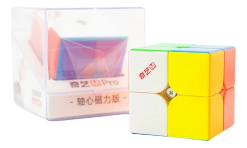 2x2x2 Qiyi M Pro Ball Core Magnético Profesional Velocidad Color De La Estructura Stickerless
