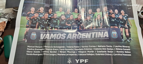 Pósters Doble Super Gigante Selección Argentina Femenina 202