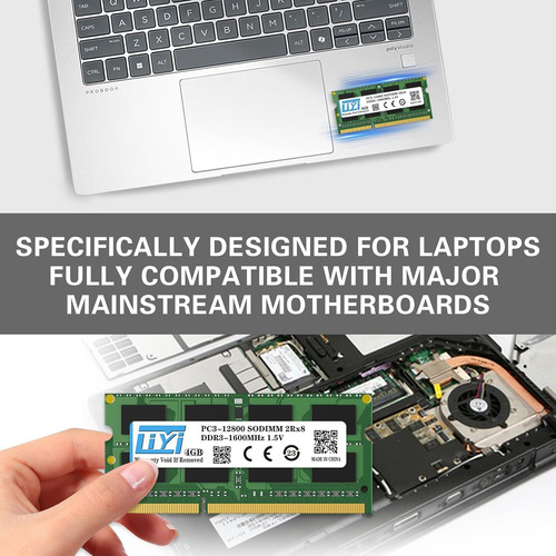 Liyi Ddr3 8gb Kit Módulos Dram (2x4gb) 1600mhz Pc3-12800 ...