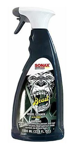 Sonax The Beast - Limpiador De Ruedas, 33.8 fl Oz, Transpare