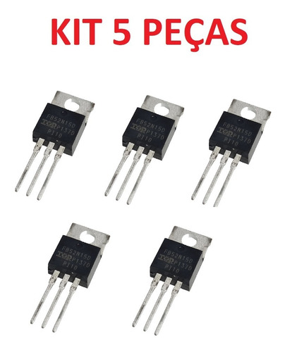 Kit 5 Irfb52n15d Transistor Fb52n15d Irfb52n15 100% Original