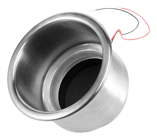 . Suporte Embutido Para Bebidas Em Aço Inoxidável Com Luz