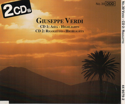 2 Cd`s Giuseppe Verdi Aida - Rigoletto (e) Estándar