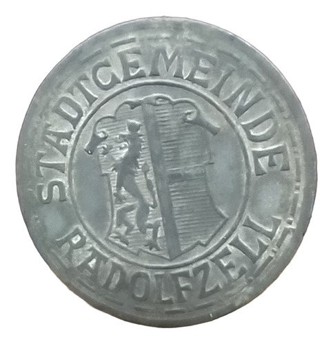 Antigua Moneda 50 Pfennigs Radolfzell 1918 Notgeld